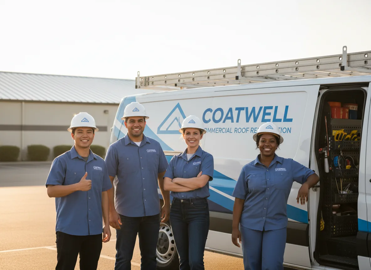 Commercial roof coating company in Belle, MO